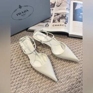 Prada Slingback Pumps in White size 36